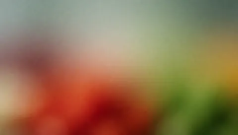 Abstract background with softly blending vibrant colors, transitioning from reds, greens to yellows.