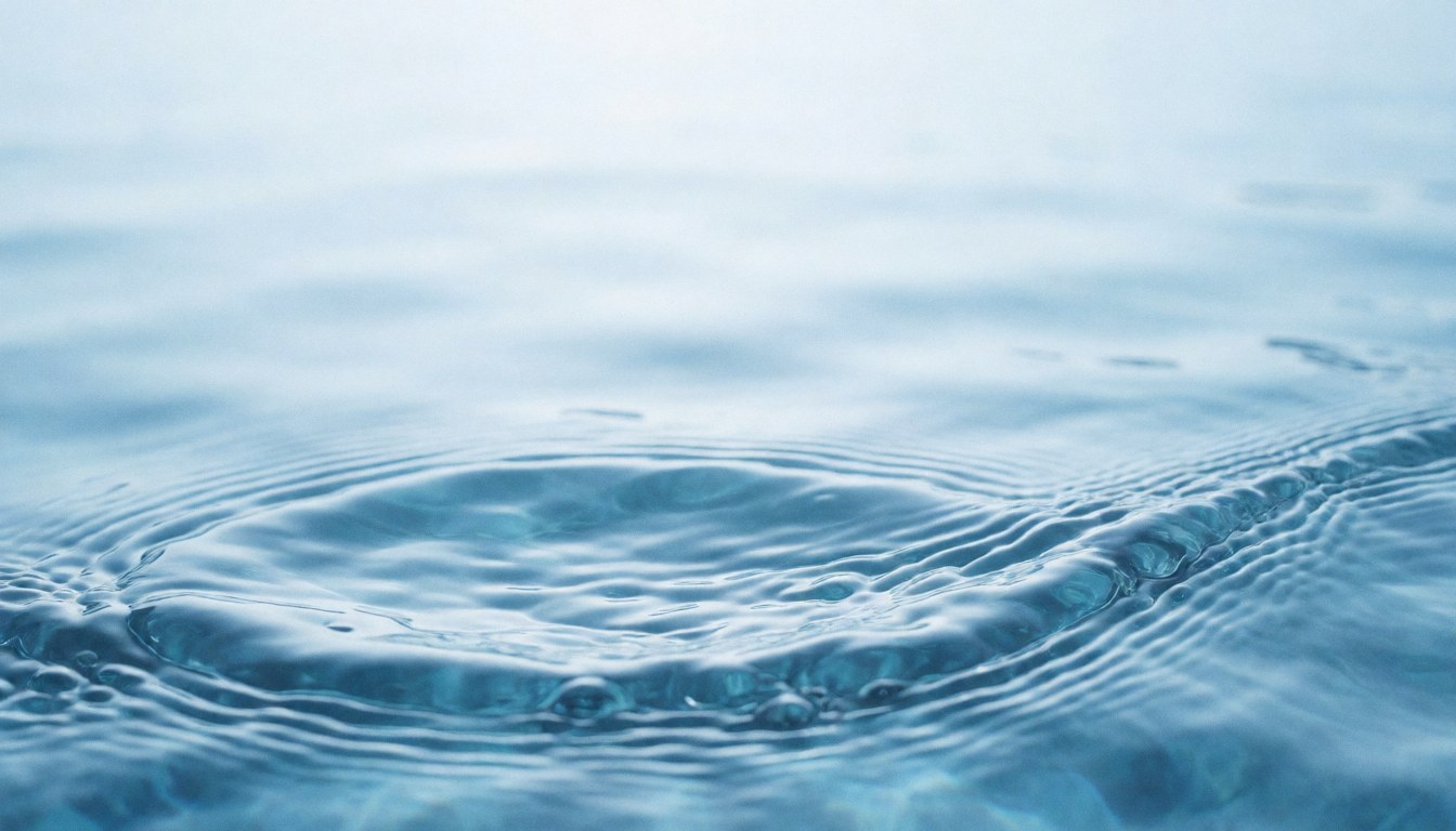 A clean abstract background featuring soft blue water ripples, suitable for plumbing services and professional business designs